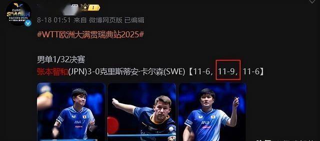 开云体育app-关于比利时乒乓球队爆冷英国乒乓球队,张本智和爆发神勇的信息
